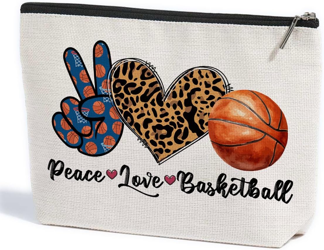 Basketball Gifts Basketball Makeup Bag Graduation Mothers