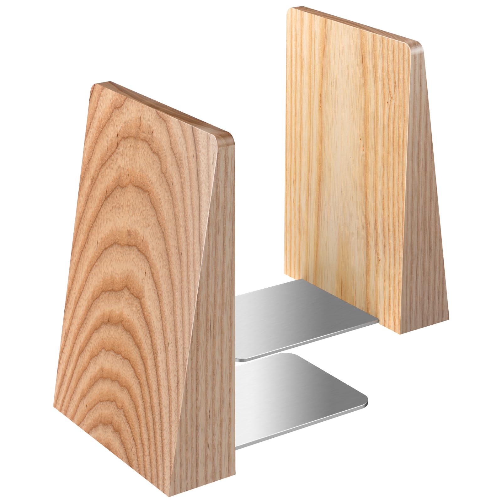 Unfinished Wooden Bookends