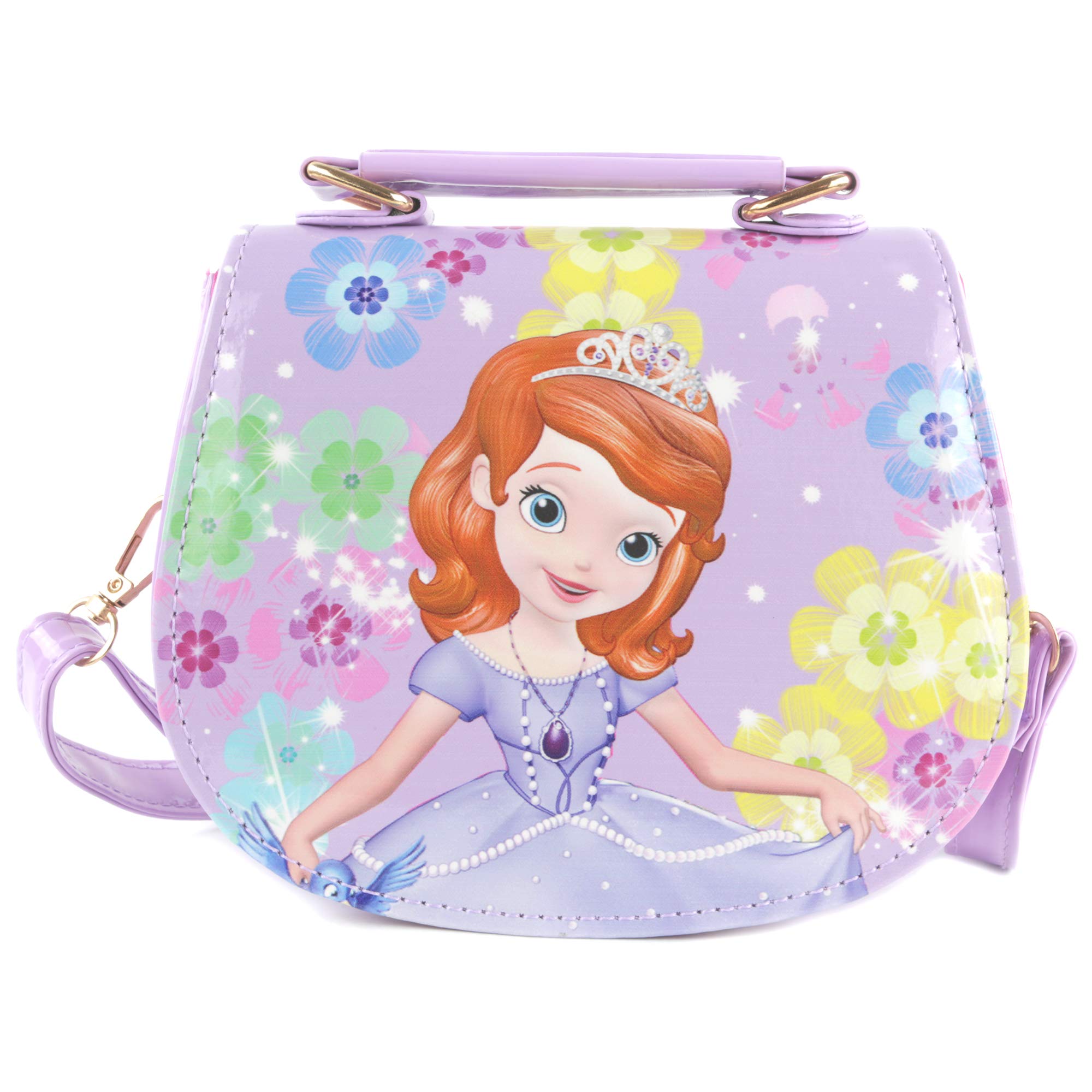 HXQ Little Girls Crossbody Purses,Princess Handbag Toy Shoulder Bag for Kid Purple1 (B07XDMXPR7) Amazon Price History, Amazon Price Tracker