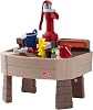 Step2 Pump & Splash Discovery Water Table with Pump | Plastic Water Table for Children, Grey and Red | Water Toys for the Garden with 8 Accessories