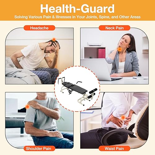 Miniatura 9 de Dispositivo de estiramiento del cuerpo de la cama de estiramiento cervical Fatiga lumbar Herramienta de masaje de lesiones menores Uso en el hogar