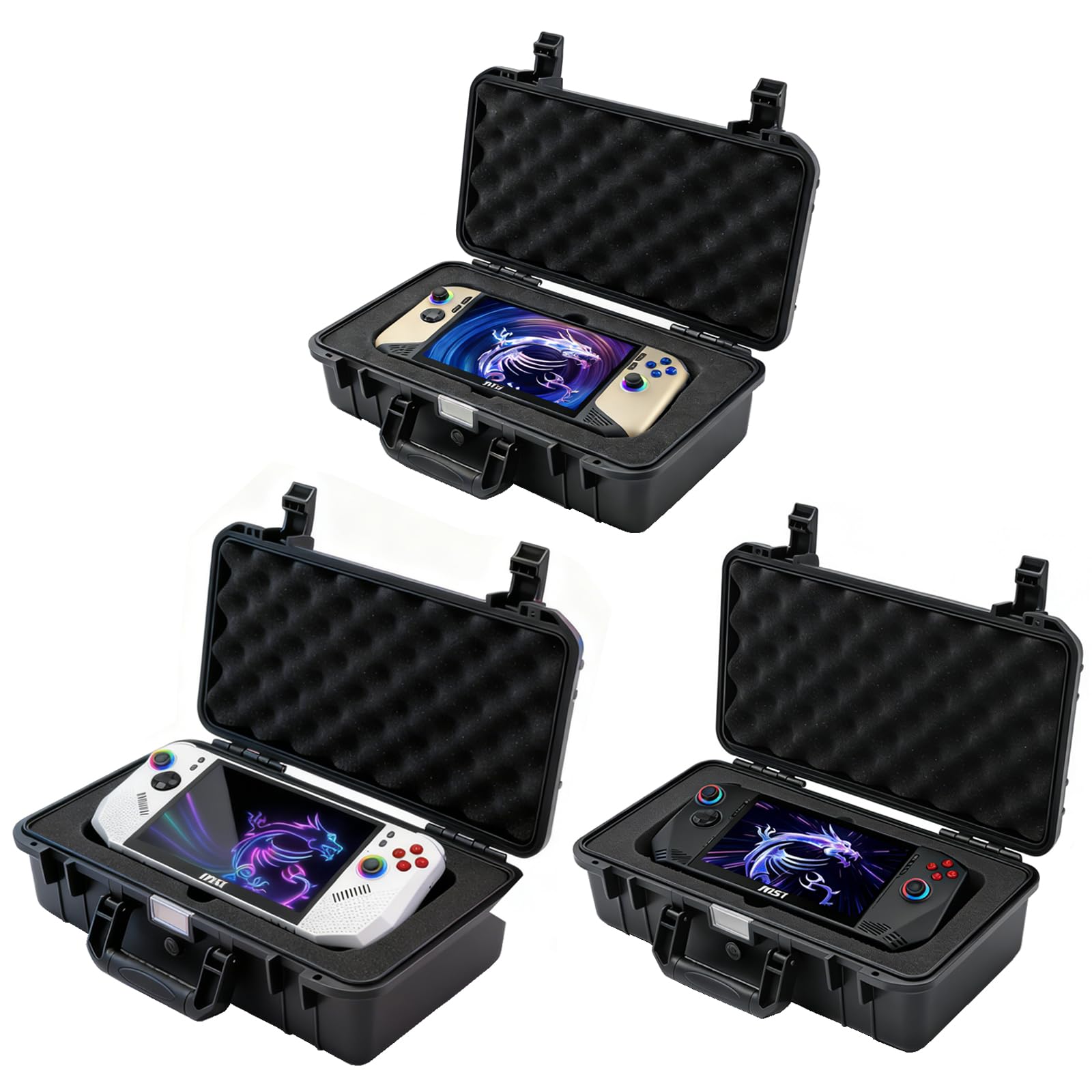 JYGamhanbil Custodia Trasporto Rigida Borsa Copertura Impermeabile per MSI Claw 8 AI+ A2VM / 8 AI+ Polar Tempest Edition / A8 BZ2EM / Claw 7 AI+ A2VM / Claw 7 A1M PC Console Gaming Handheld Portatile