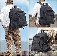 Vista 9 de Mochila militar táctica de 45L para adultos para portátiles de 17 pulgadas