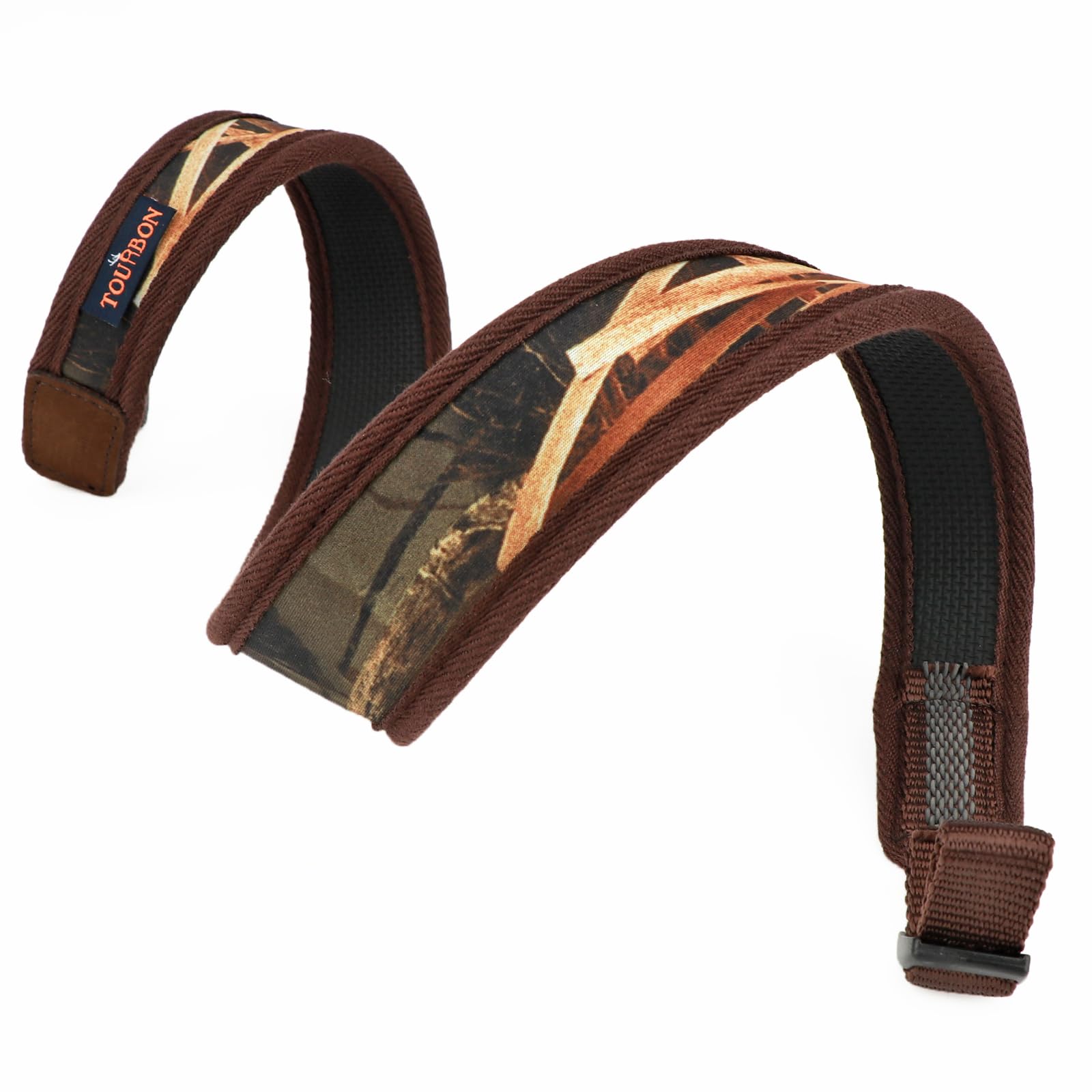 Cinghia Per Fucile Da Caccia Tourbon - Neoprene Antiscivolo Regolabile, Colore Verde Militare - Foto 6