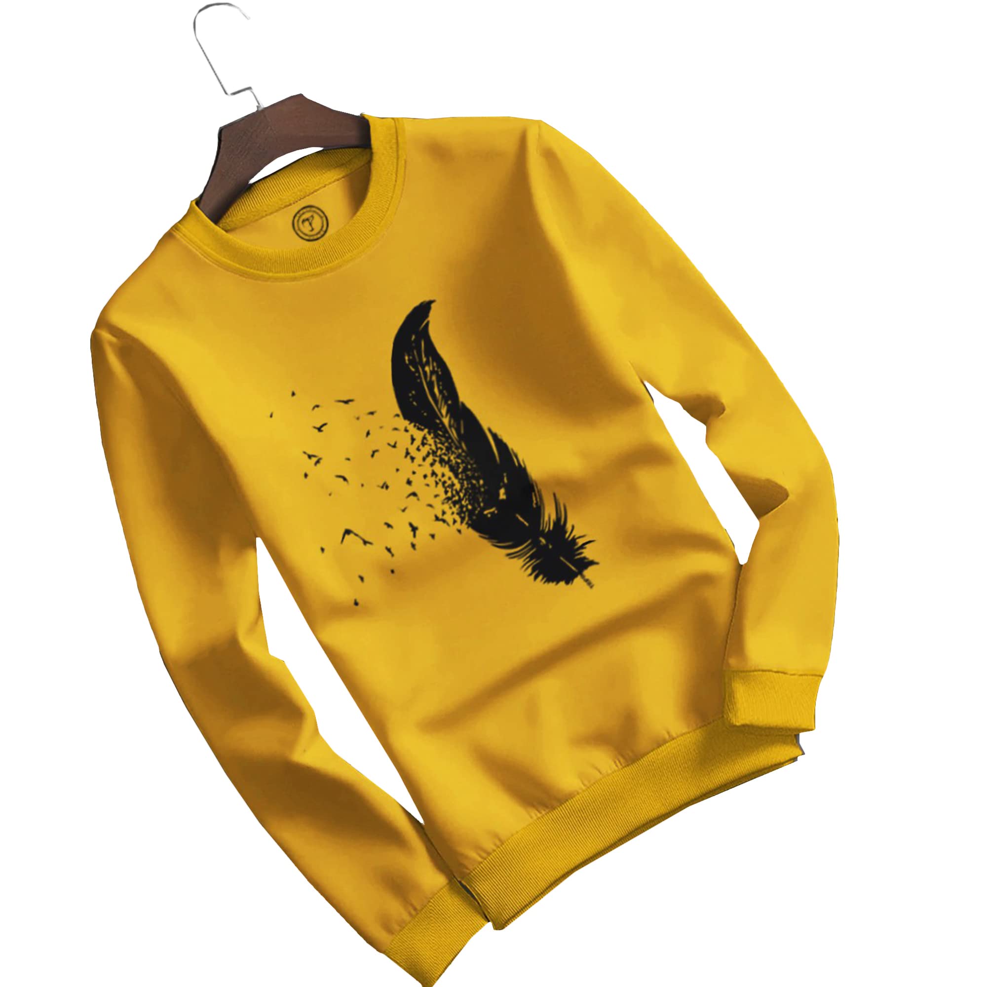 TriprMen's Cotton Blend Round Neck Sweatshirt