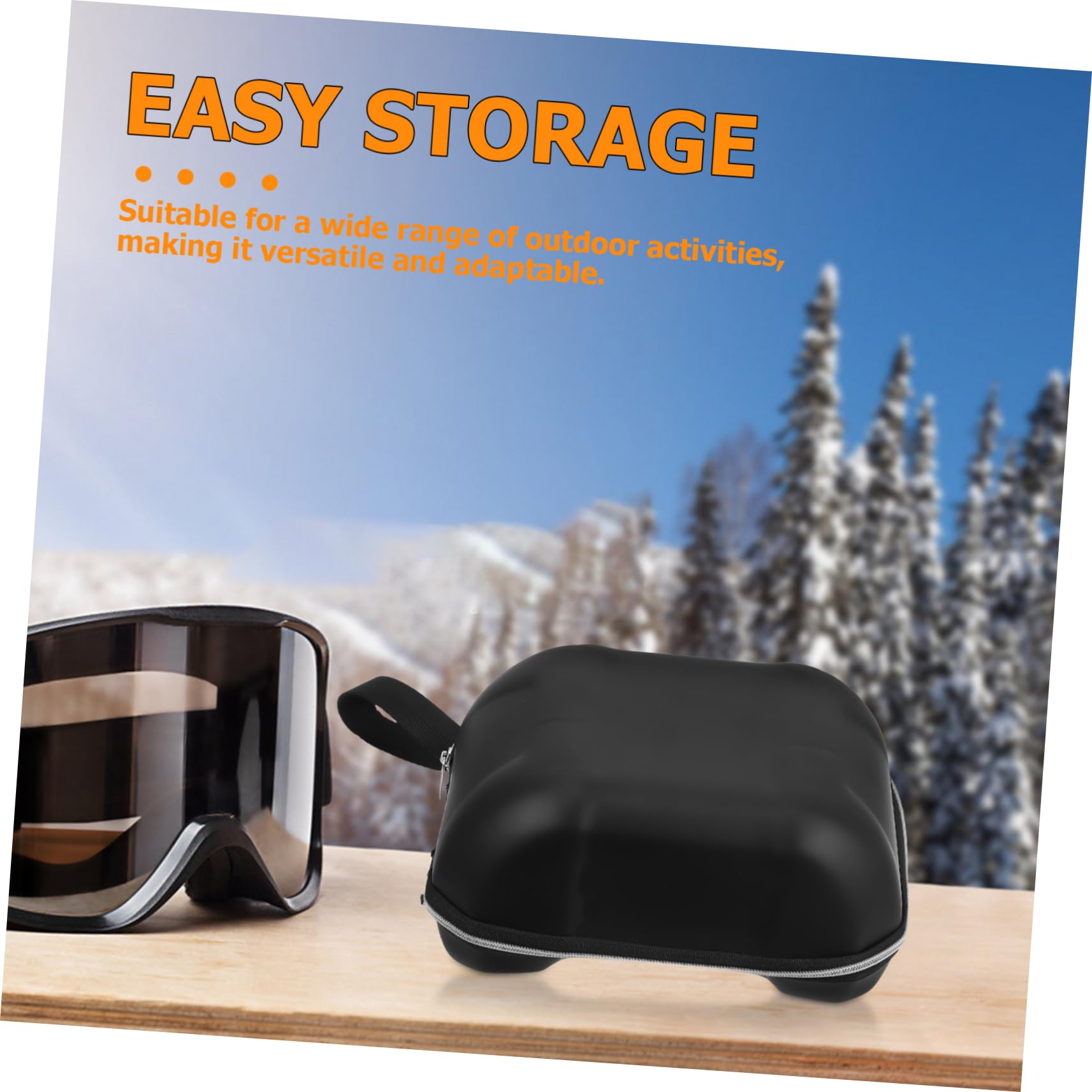 BESPORTBLE 4pièces Étui De De Ski Étanche Avec Anti-compression Pour Activités Extérieures Boîte De Rangement Compacte Pour Motocyclisme