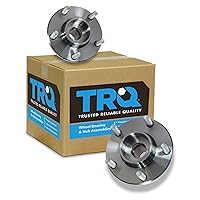 Vista 732 de TRQ Juego de 2 rodamientos de rueda trasera y conjunto de cubo con sensor ABS compatible con Ford Transit Connect 2014-2018