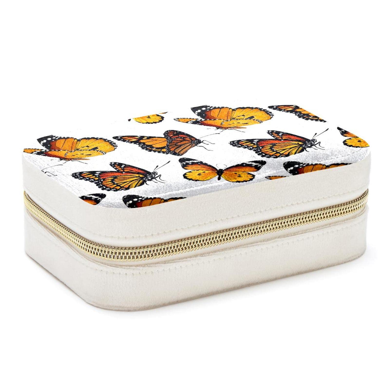 Boîte à bijoux de voyage papillon idéale pour vos vacances et week-ends