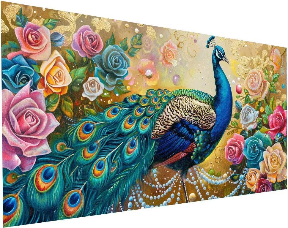 Diamond Painting Adulte XXL Rose 70x140 loisir creatif strass 5D