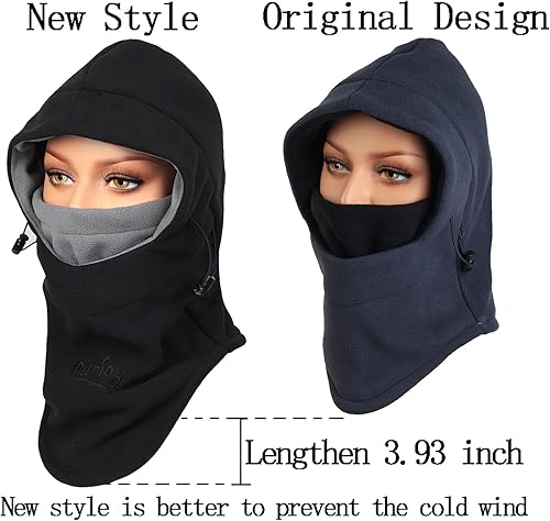 Miniatura 3 de Pasamontañas de forro polar cálido para bicicleta máscara completa para calentar el cuello gorra deportiva de invierno