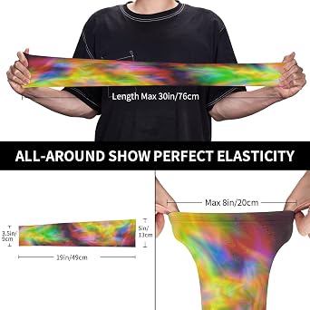 Glitch Neon Glow Space Alien Planet Laser Show Cooling Arm Sleeves Upf 50+ With Thumb Holes - Stretchable Compression Sleeve For Men & Women, Lightweight For Golf, Running.