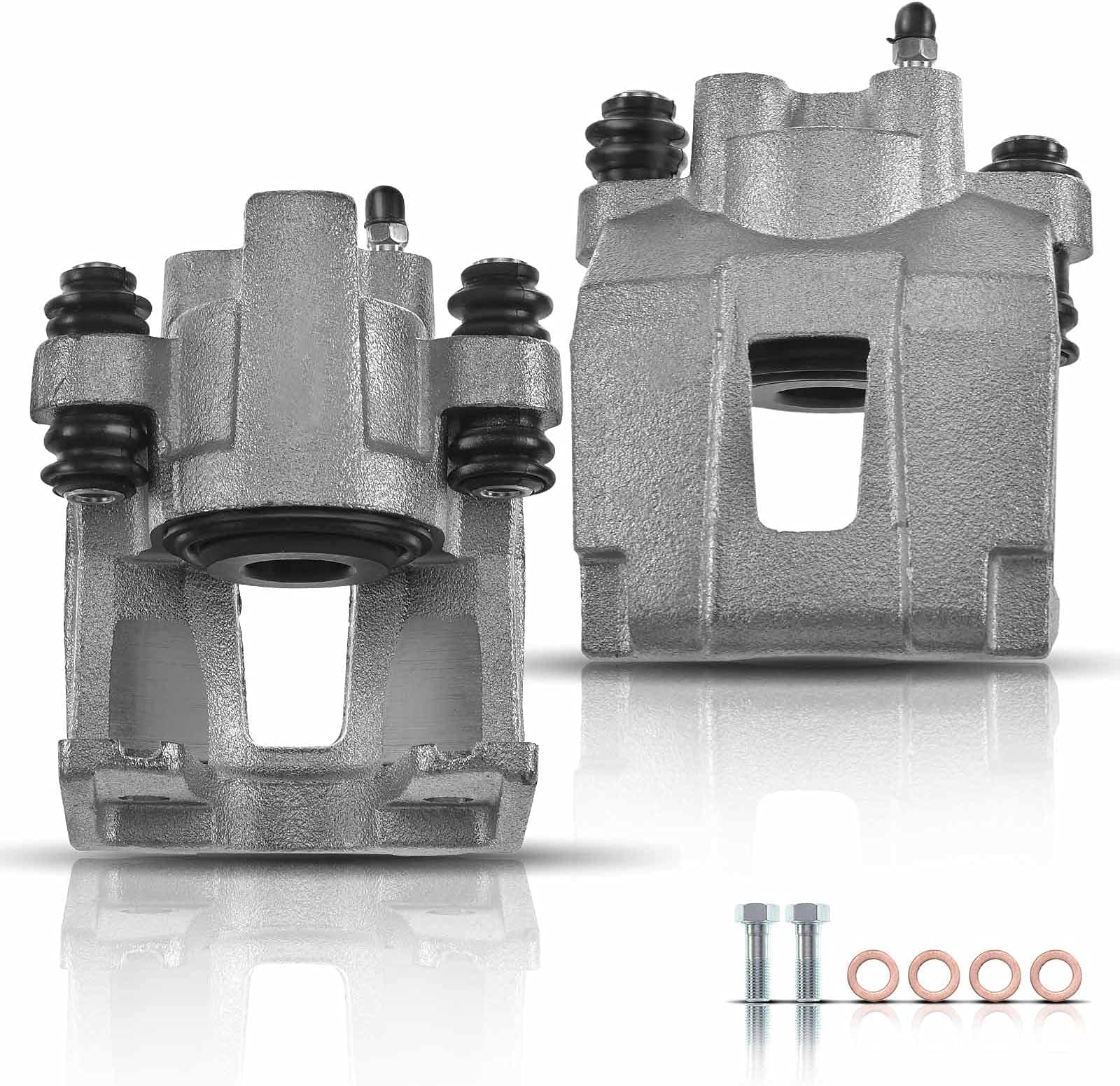 Set of 2 Rear Side Brake Caliper Assembly Replacement for Ford Explorer Jeep Liberty Wrangler Lincoln Aviator Mercury Mountaineer