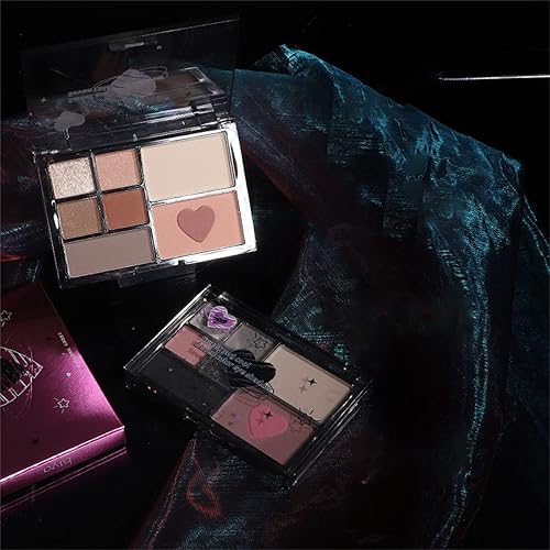 Miniatura 5 de Sombra de ojos neutra, 7 colores altamente pigmentados, tonos fríos para todos los días, aspecto desnudo, tamaño de viaje, sombra de ojos,