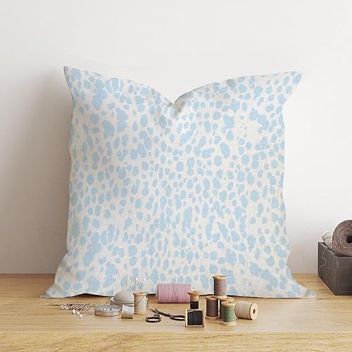 Vista 350 de ArogGeld Chinoiserie - Fundas de almohada escénicas asiáticas, estilo asiático, funda de almohada azul y verde Kelly, funda de cojín para decoración