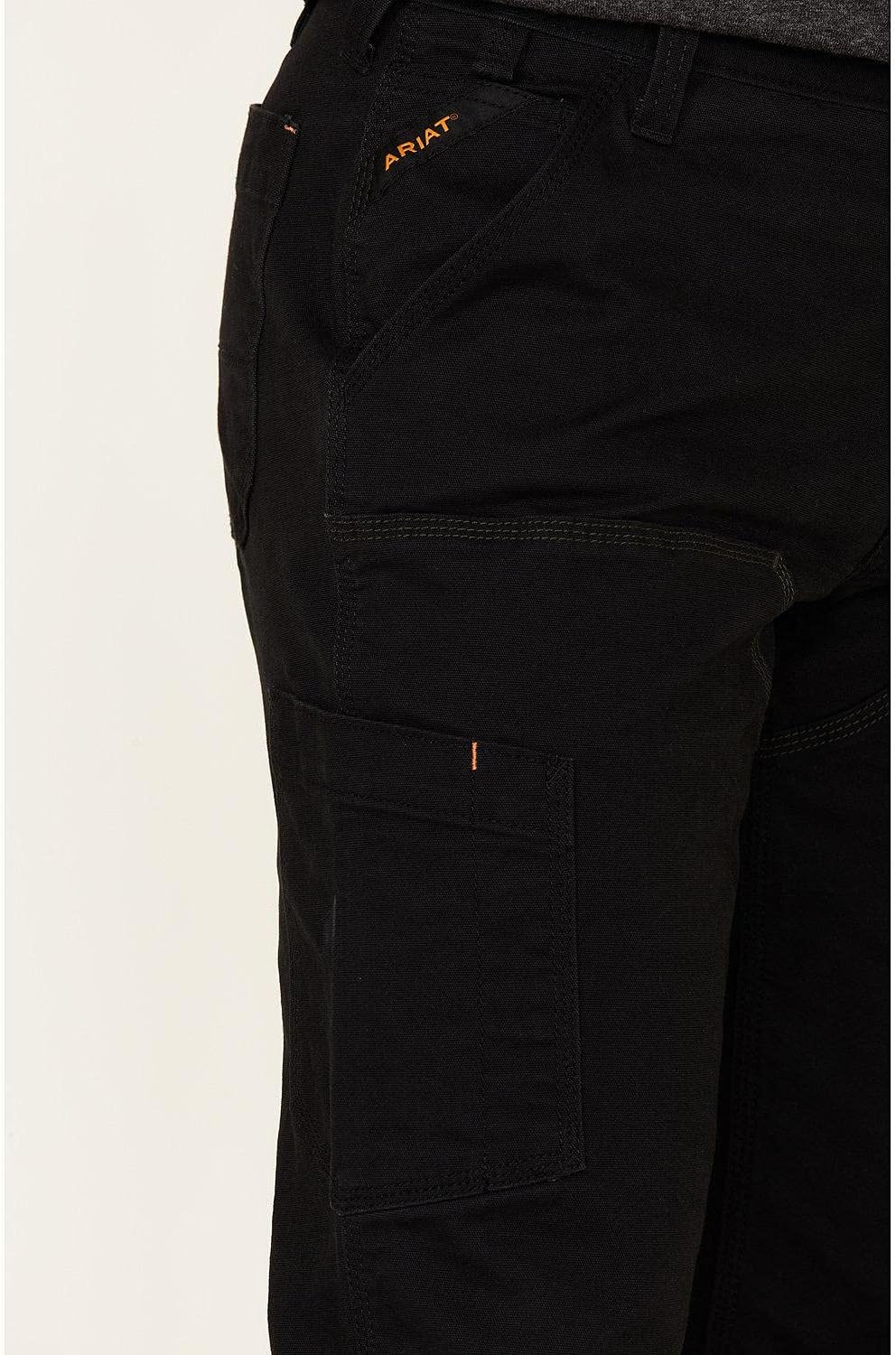 ARIAT Men's Rebar M7 Slim Durastretch Made Tough Double Front Straight Pant - Image 5