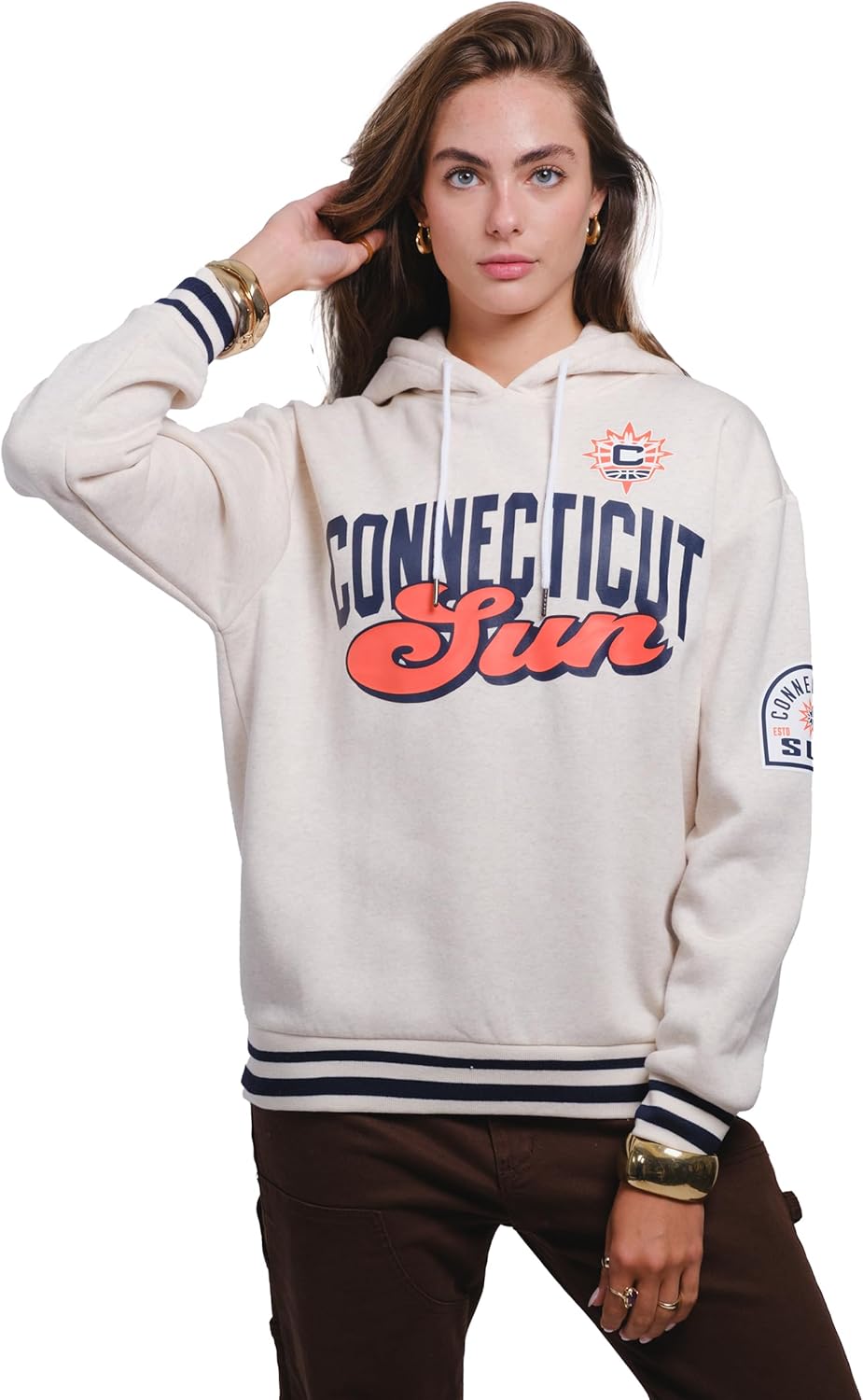 Ultra Game unisex-adult Wnba Official Super Soft Kaleido Hoodie Sweatshirt