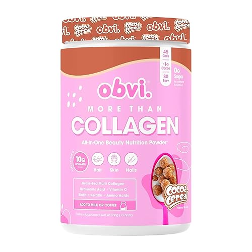 Obvi More Than Collagen Powder  Apoya la salud del cabello, la piel, las uñas, las articulaciones, el intestino  Suplemento de colágeno múltiple