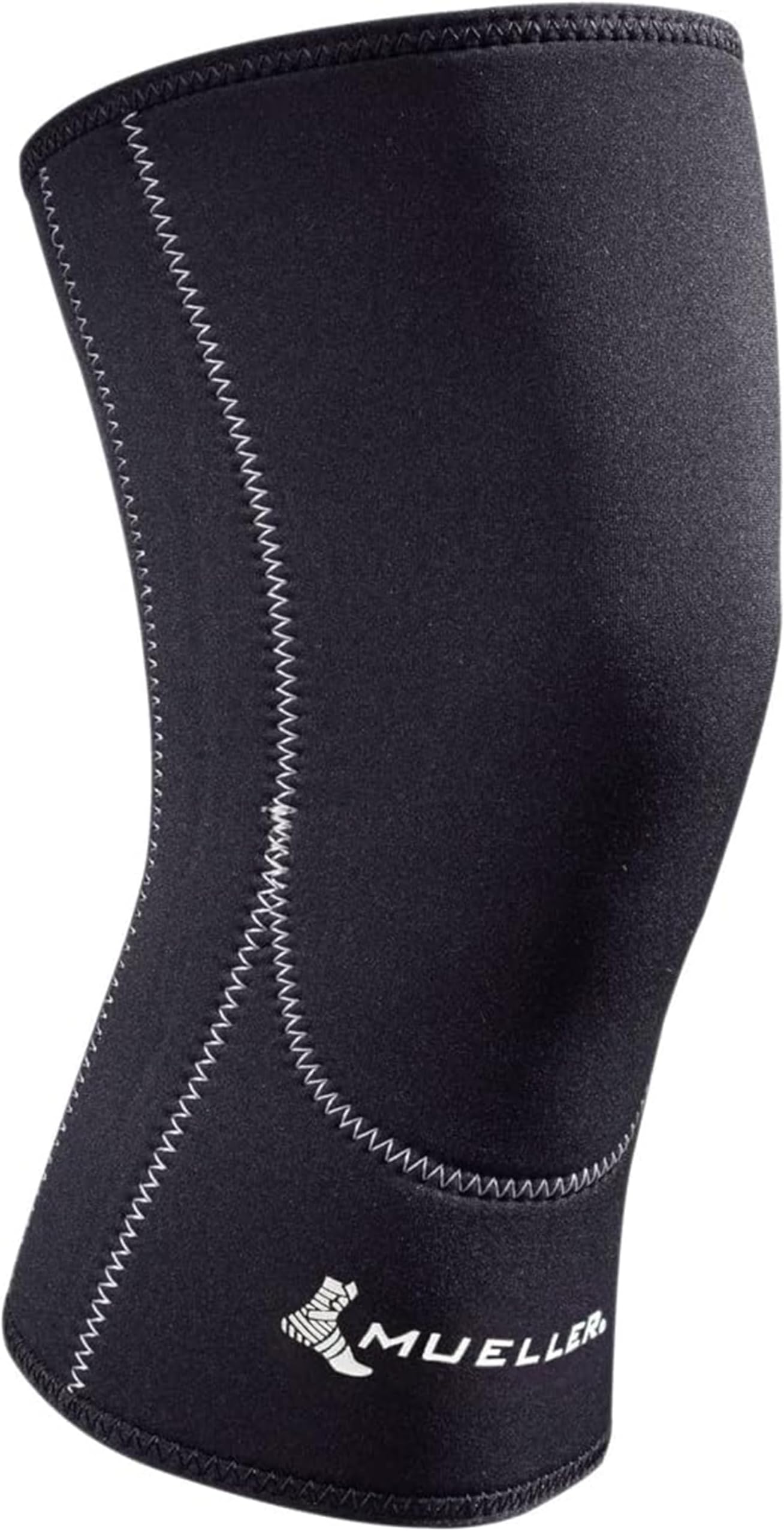 MUELLER Closed Patella Knee Sleeve, LG,Black