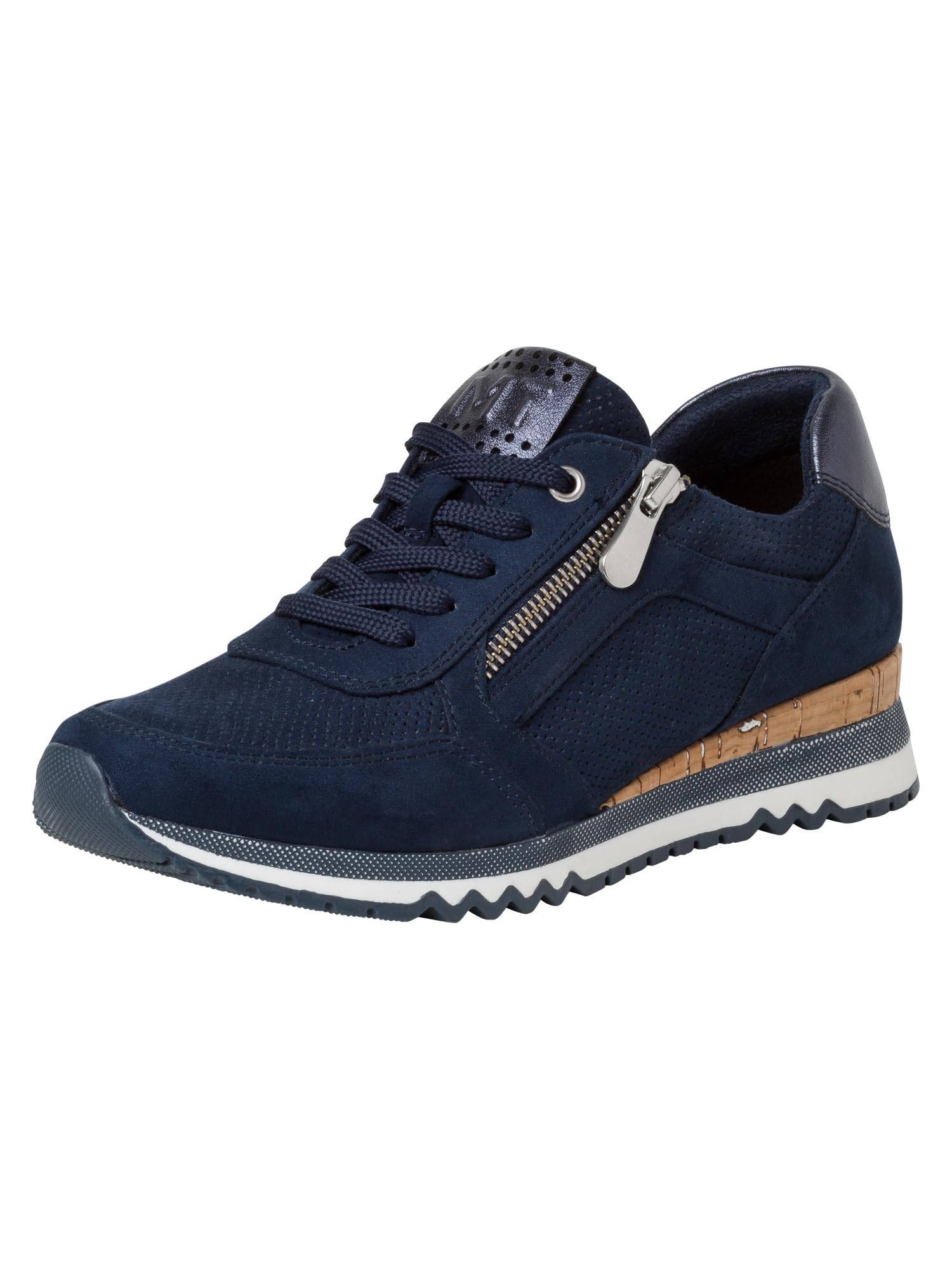Marco Tozzi Damen Sneaker flach mit Reißverschluss Vegan