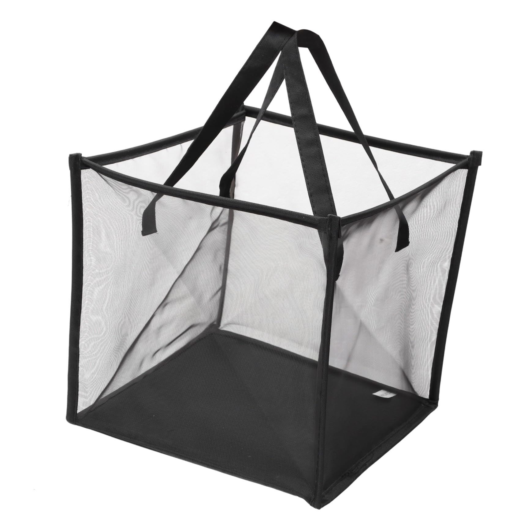 Panier à linge filet pliable avec poche pour vêtements et jouets de maison