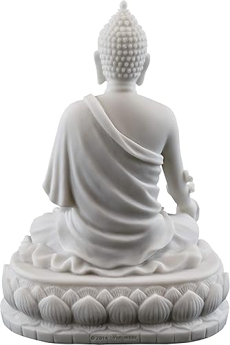 Vista 11 de Top Collection Estatua de Buda de la medicina, escultura de Buda de curación en bronce fundido en frío de primera calidad, figura coleccionable