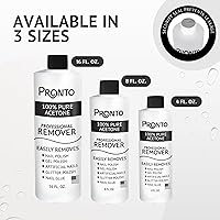 Vista 7 de Pronto Removedor de esmalte de uñas 100% acetona, removedor de esmalte de gel para uñas, removedor de esmalte de uñas de acetona para uñas