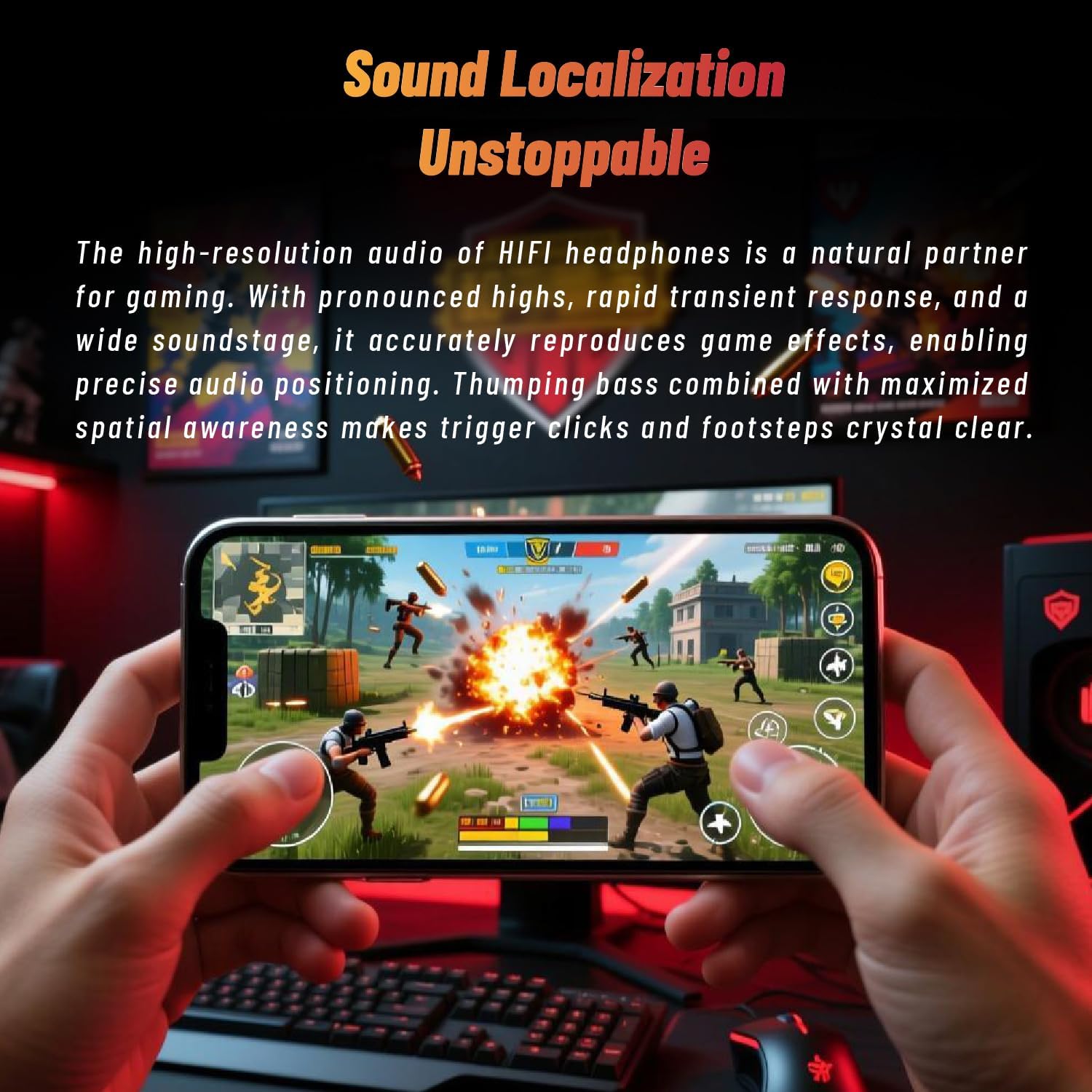 BQEYZ NI HiFi Gaming In-Ear Monitor Wired Earphone Ceramic Composite Vibration Membrane Headphones 3.5mm/4.4mm Detachable Wired Earbuds for Gaming, Player, Stage Compatible (3.5&4.4mm Interchangeable