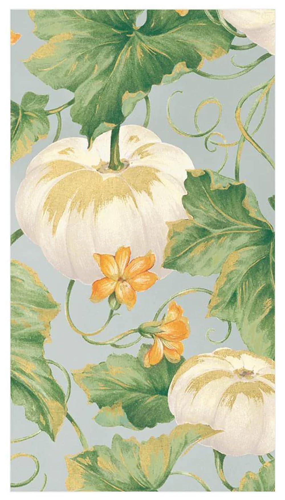 White Pumpkin Decor Paper Hand Towels for Bathroom Hand Towels Autumn Decor & Thanksgiving Decor Pk 30