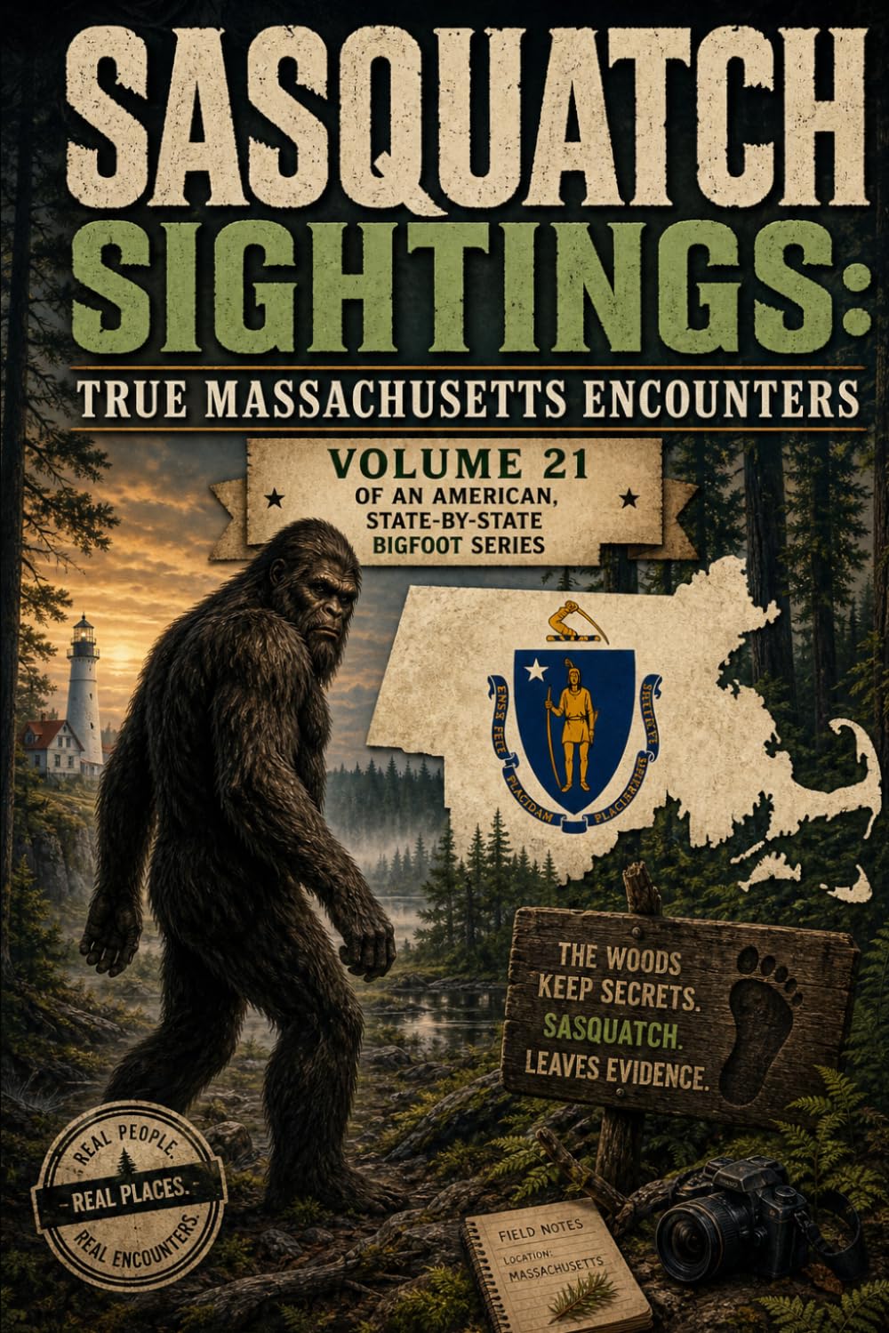 Sasquatch Sightings: True Massachusetts Encounters: Volume 21 of an American, state-by-state Bigfoot serie (American Cryptid Chronicles: Bigfoot)