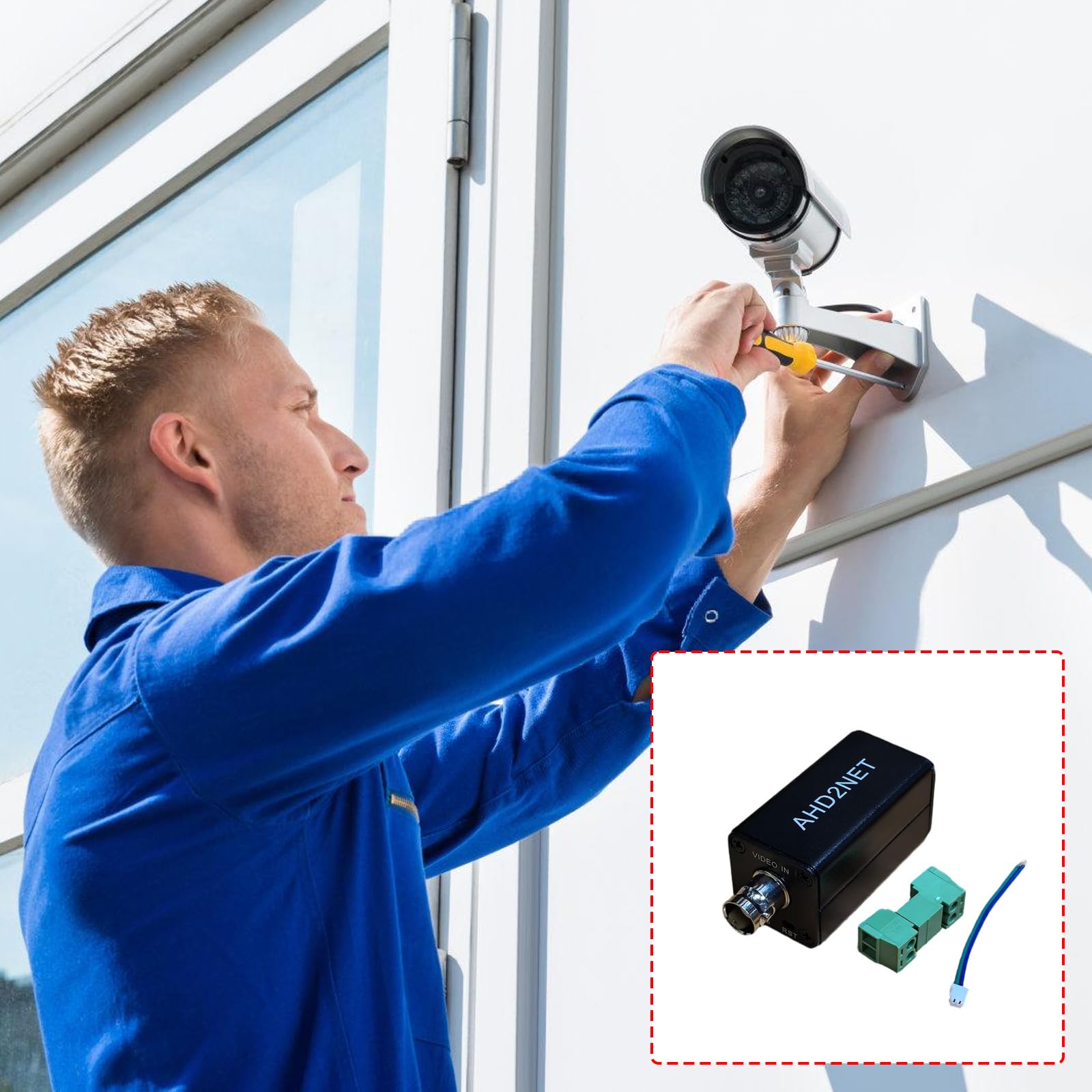 Adattatori professionali da analogico a digitale per telecamere CCTV con protocolli ad alta risoluzione video convertitori