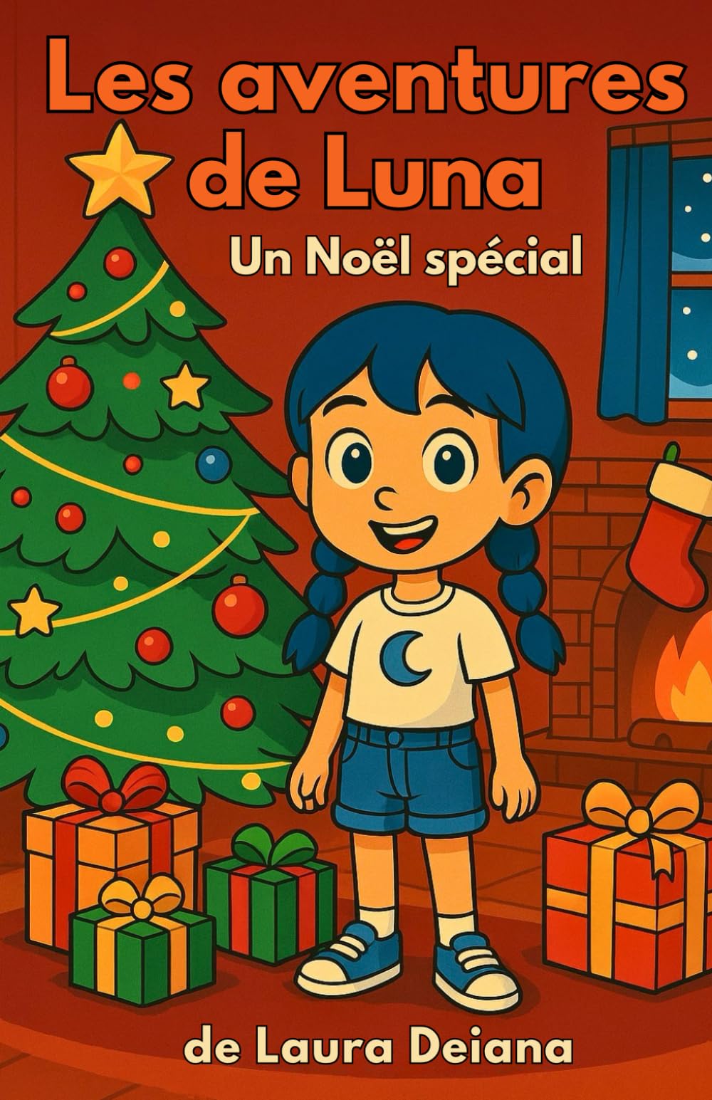 Les aventures de Luna - Un Noël spécial: Une douce histoire de Noël et de nombreuses pages à colorier pour vivre la magie avec Luna