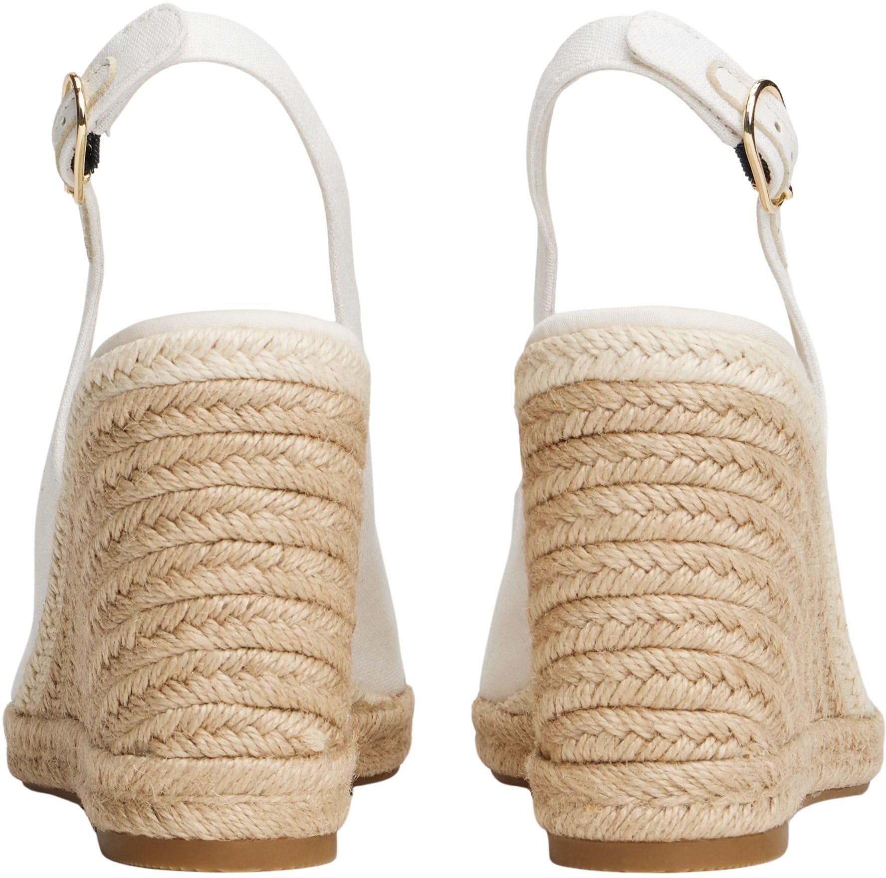 Tommy Hilfiger Damen Flag High Wedge Espad Slingback Fw0fw09343Keil-Espadrilles