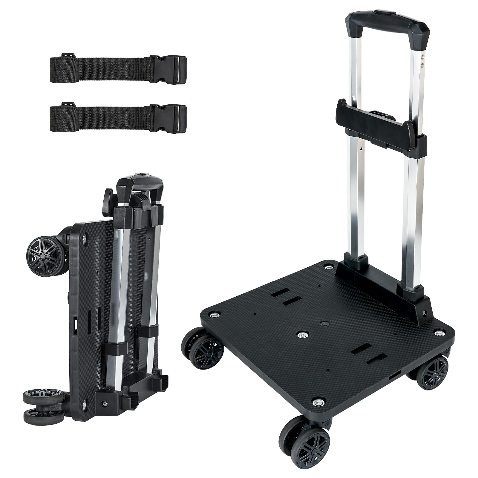 Student's aluminium rugzak trolley - opvouwbare 2 wielen handkar voor schooltassen