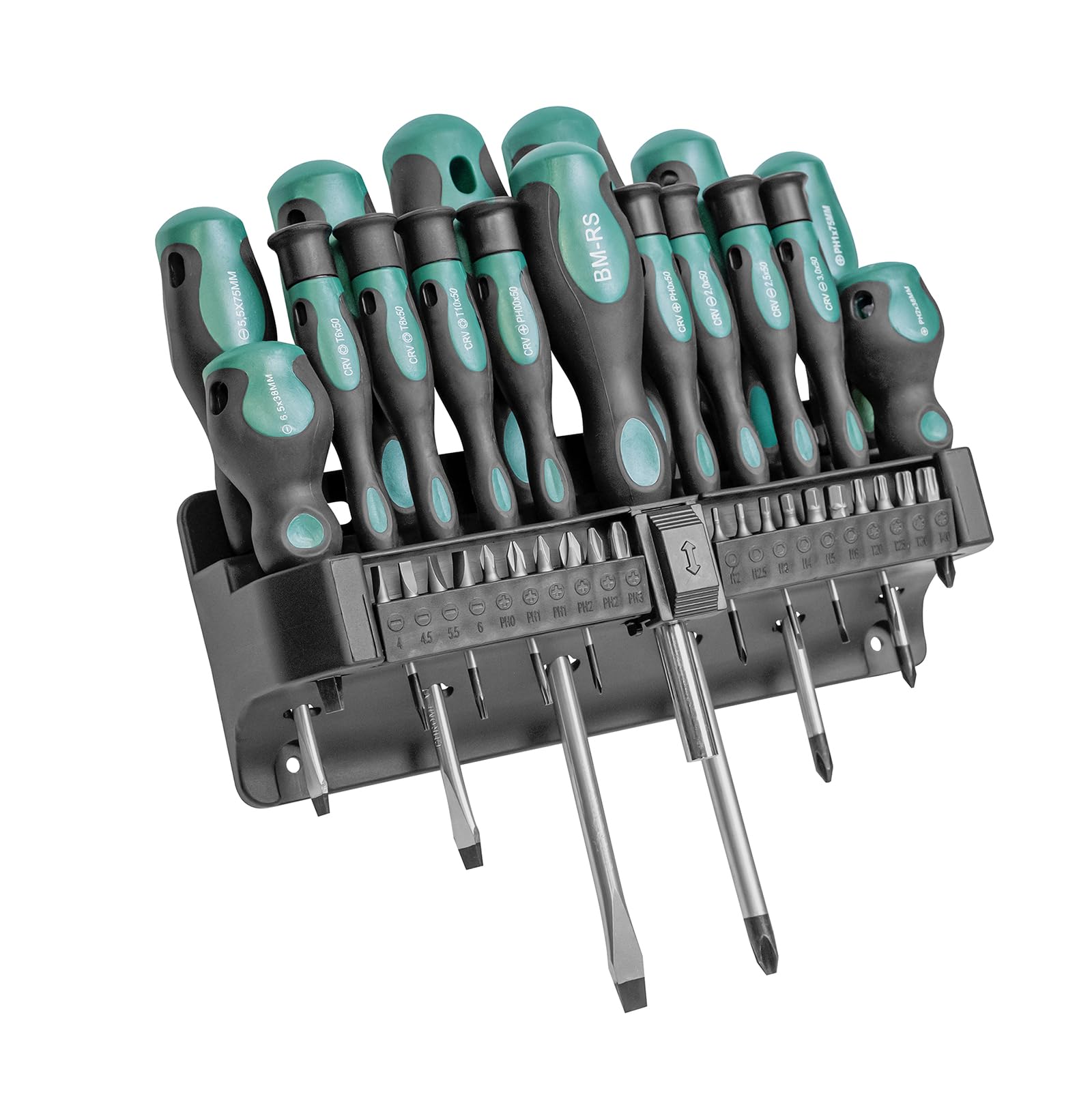 Mannesmann M11415, Juego de destornilladores y puntas, 37 piezas