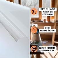 Goya Print Opál Fehér Akril Üveglap 3mm - A4 Méretű Műanyag Lap 2db-os Csomag - Metakrilát Tábla Dekorációhoz, Barkácsoláshoz 3