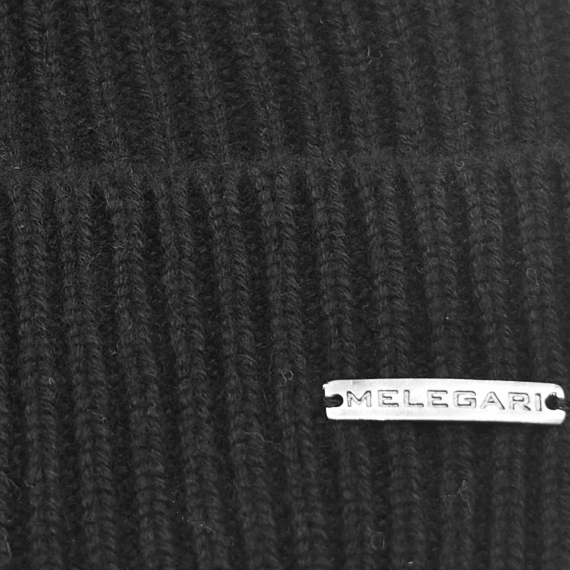 MELEGARI Gorro Gorro Beanie Cortina | Lana y Cachemira | Made in Italy | Unisex