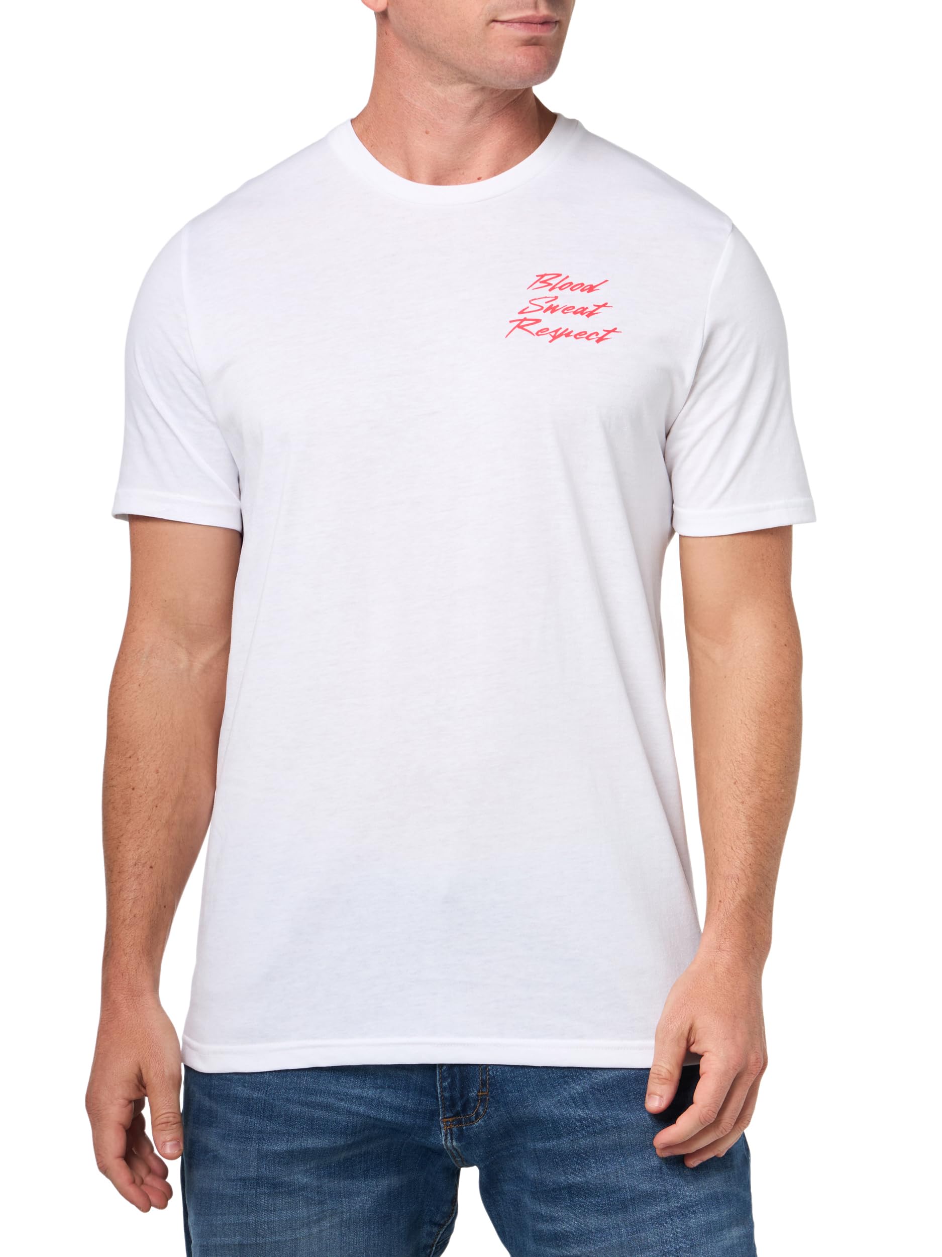 Under Armour Mens Project Rock Blood Sweat Respect Short Sleeve T Shirt