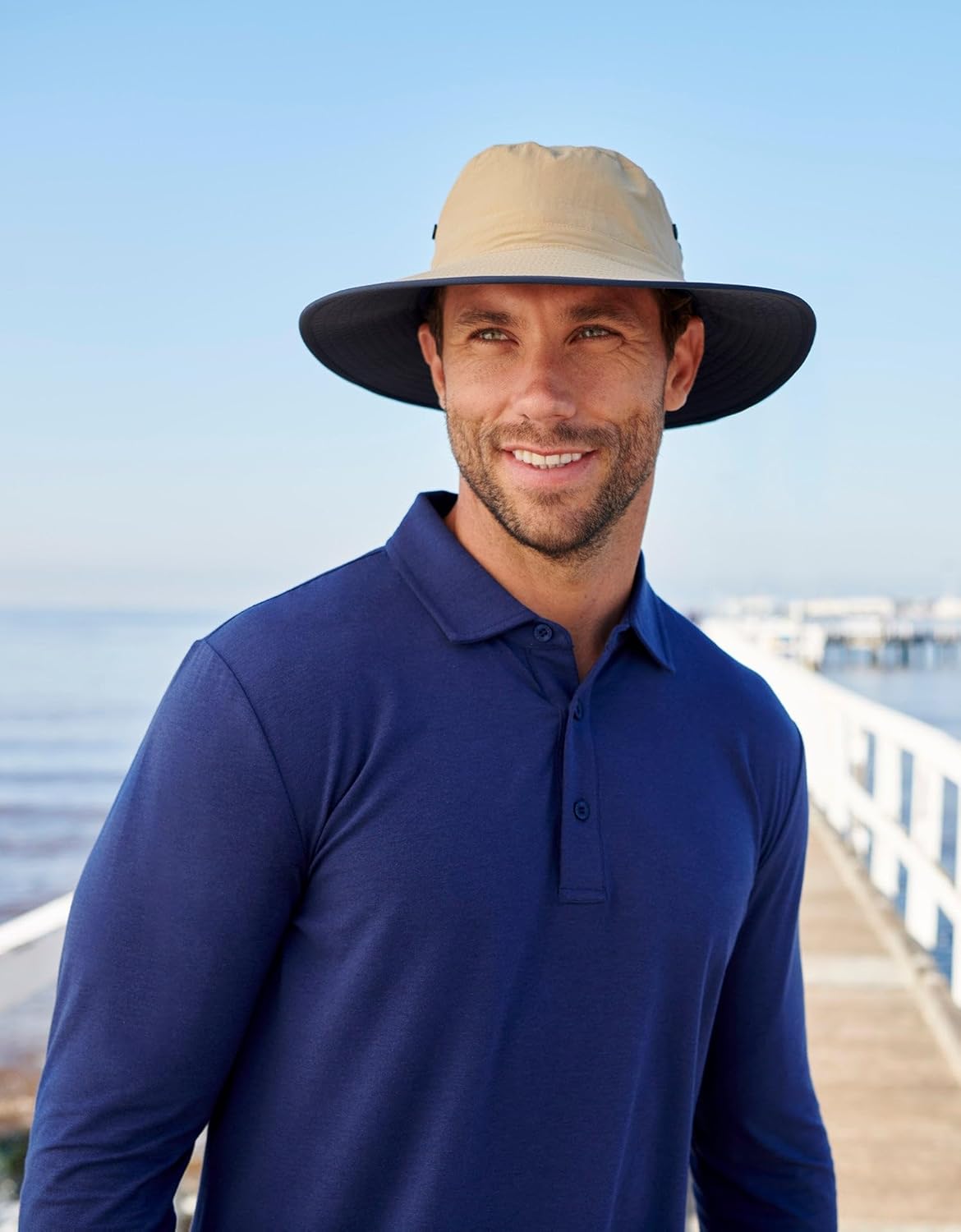 Solbari Unisex Traveler Broad Brim Sun Hat UPF 50+, Ultimate UV Protection, Lightweight & Breathable, Packable Travel Hat - Image 6