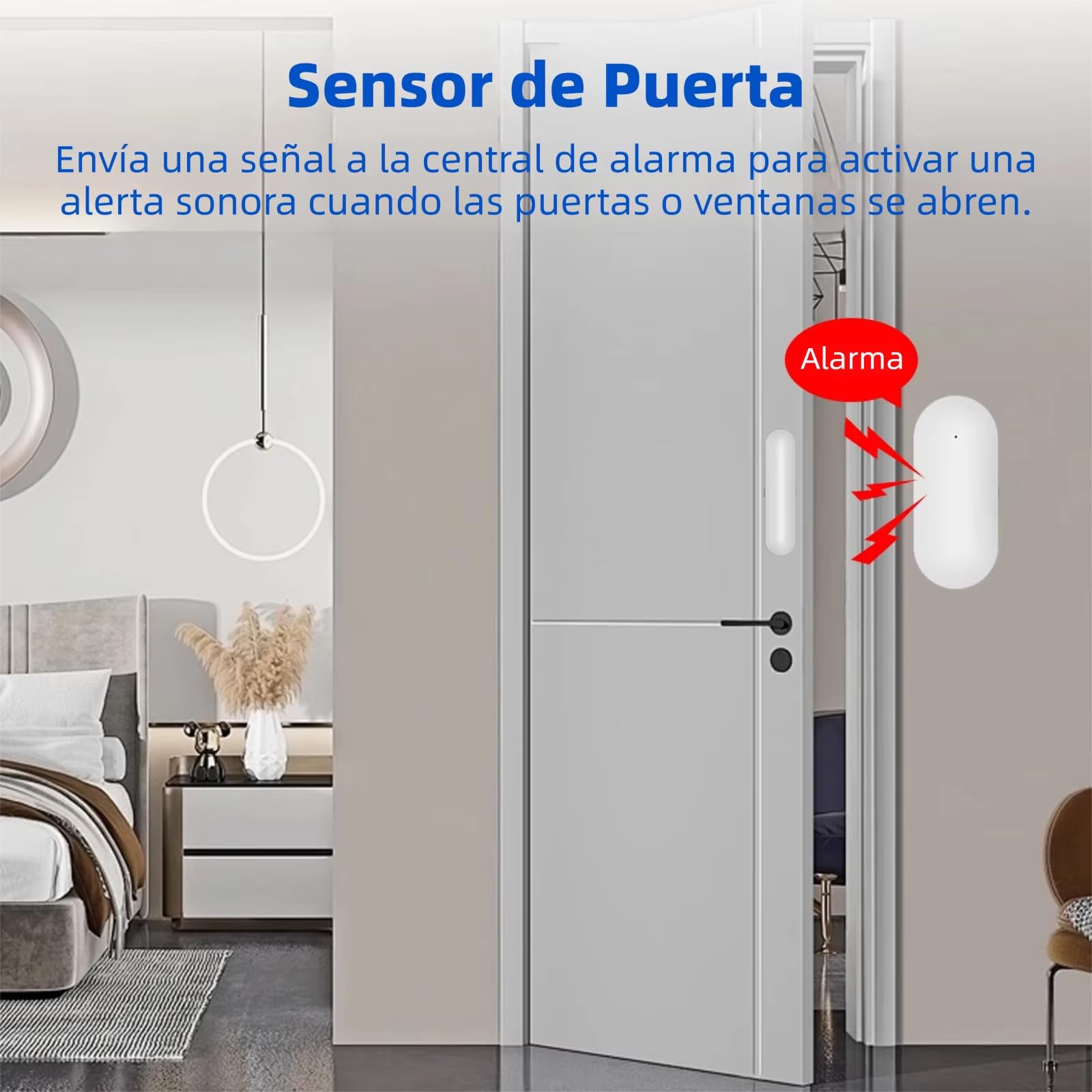 XUK Kit Alarma Casa WiFi+4G Sin Cuotas, con Pantalla Táctil de 4,3", Detector PIR, Sensor de Puerta/Ventana y Sirena de 120 dB, Sistema de Alarma para Casa Compatible con App y Alexa. (Lote de 21)
