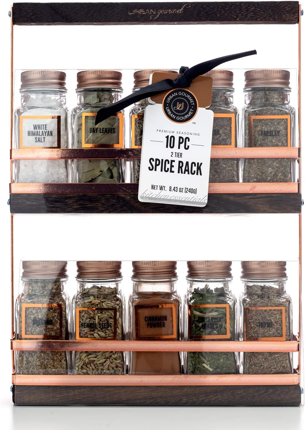 Urban Gourmet Salt and Pepper Grinder Set Himalayan Salt