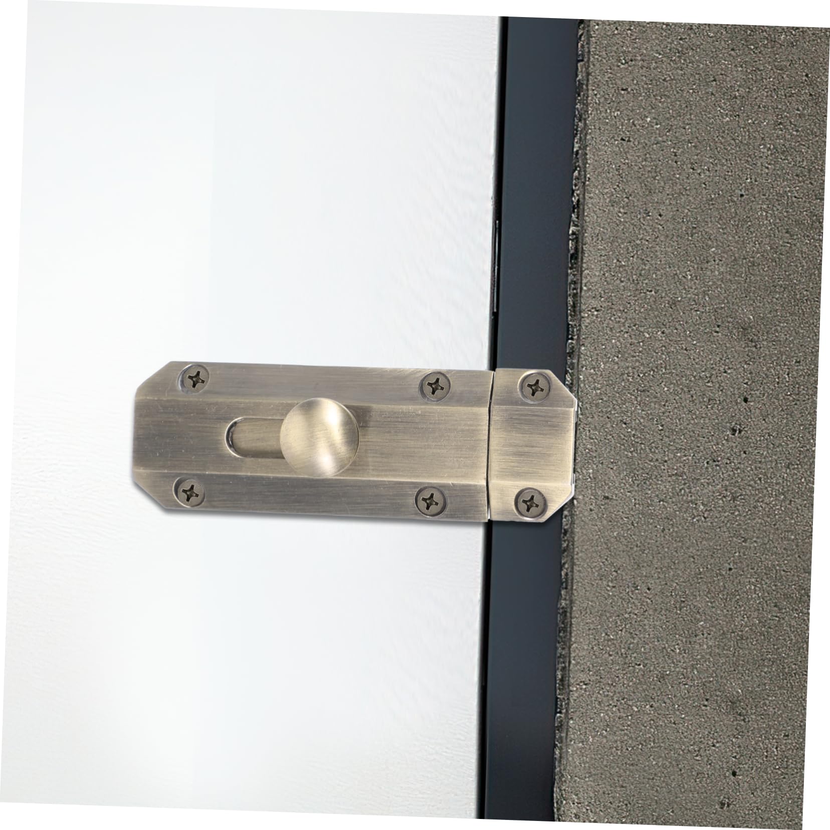 SHINEOFI 5 Pezzi Serratura Scorrevole per Porte e Finestre Chiavistello Sicurezza Retro Facile Installazione e Resistente Adatta per Interni Ed Esterni per Bagni Cucine e Camere da Letto