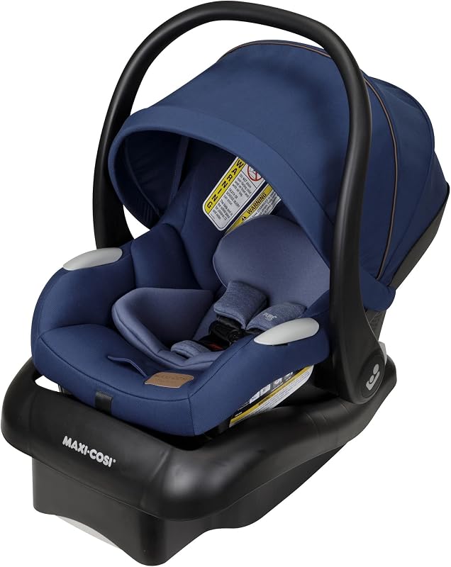Mico Luxe Infant Car Seat with Base, Rear Facing Car Seat For Babies, Baby Carseat 4-30 lbs, Baby Car Seats, Infant Car Seats, New Hope Navy