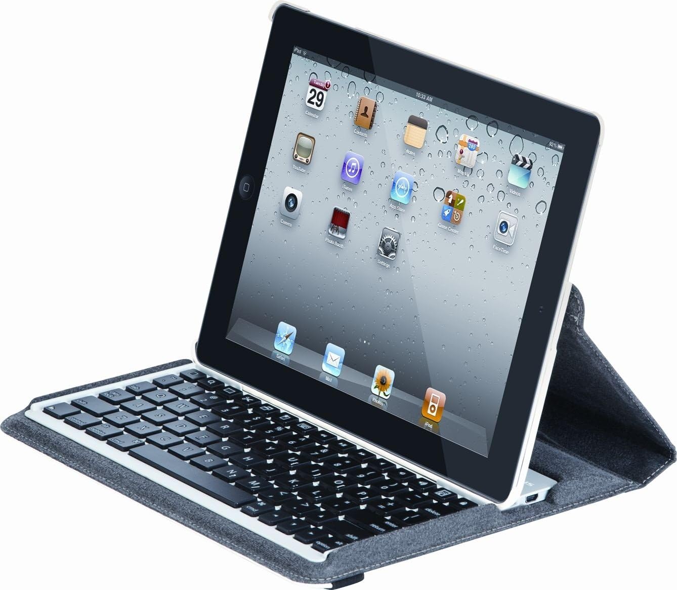 Targus Versavu Keyboard Case for Apple iPad 3rd Generation Wi-Fi/3G Model 16 GB, 32 GB and 64 GB THZ171US (Bone White)