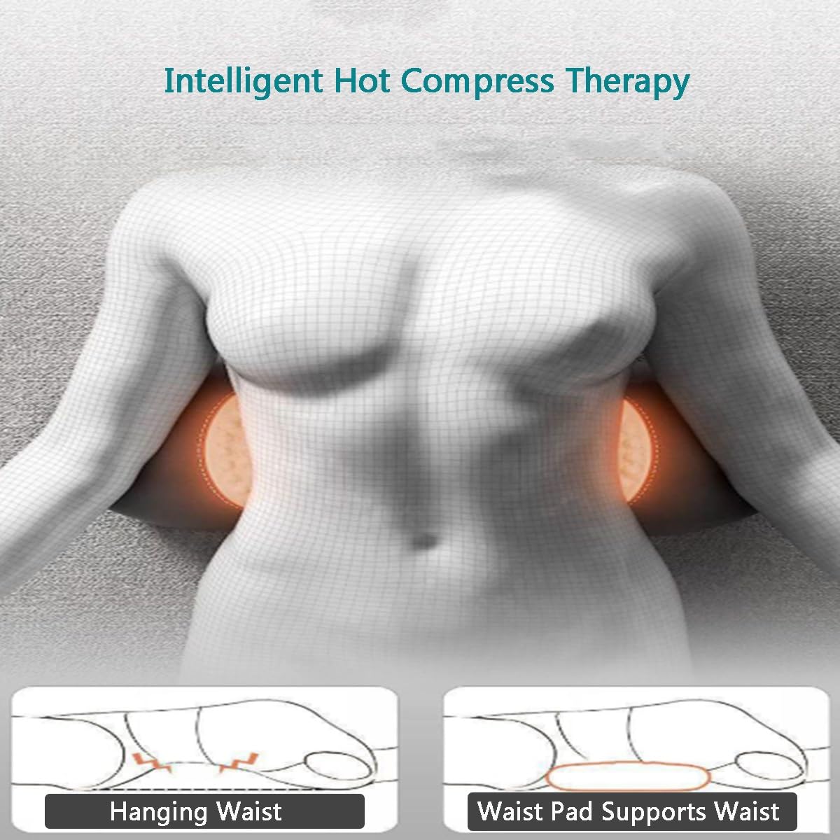 Tiefenmassagegerät Ergonomische Rückenstütze Lendenwirbel-massagegerät