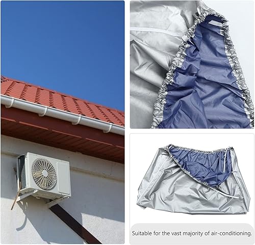 Miniatura 5 de Cabilock Cubierta de malla de protección completa para aire acondicionado para unidad de aire acondicionado al aire libre