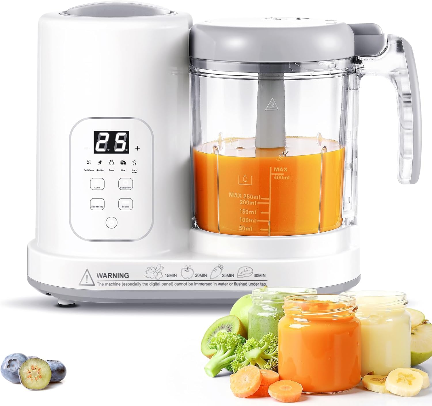 AMZBABYCHEF 1pcs 1 Count Baby Food Maker Pro Steamer Blender 1Pack