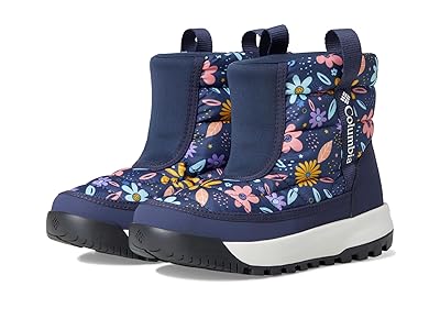 Columbia Kids Snowtrottm Mid (Toddler/Little Kid/Big Kid) Kids Shoes Nocturnal/Wildflower Whimsy : 4.5 Big Kid M, Synthetic