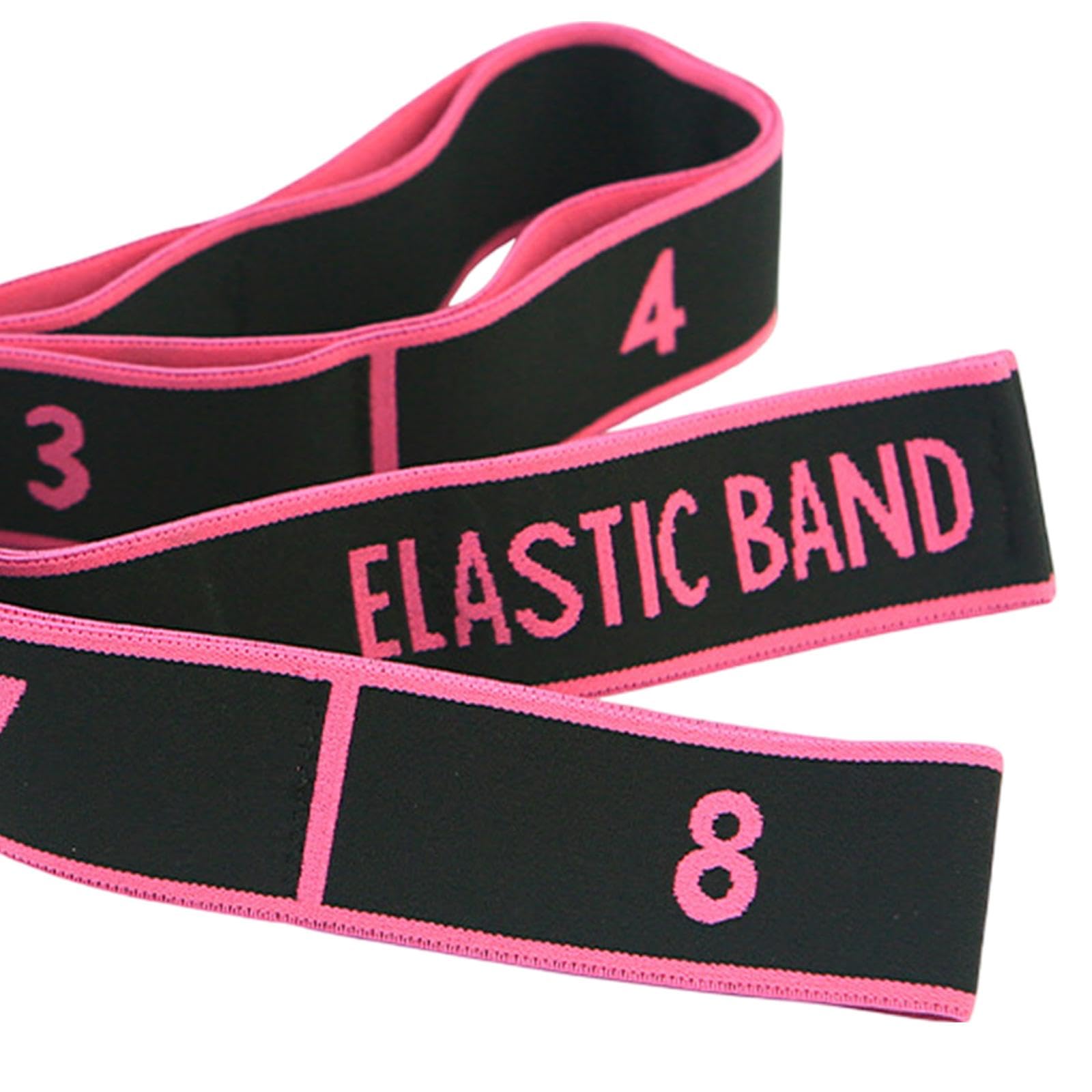 CALANDIS™ Yoga Stretch Strap Portable Yoga Resistance Band for Stretching Home Pilates Pink | Yoga Straps | Yoga & Pilates | Fitness, Running & Yoga-image-40