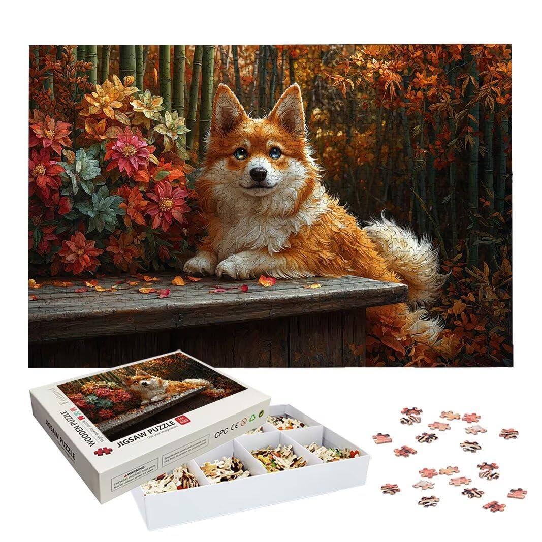 1500 sztuk puzzli dla dorosłych, jesienna układanka, prezenty dla kobiet