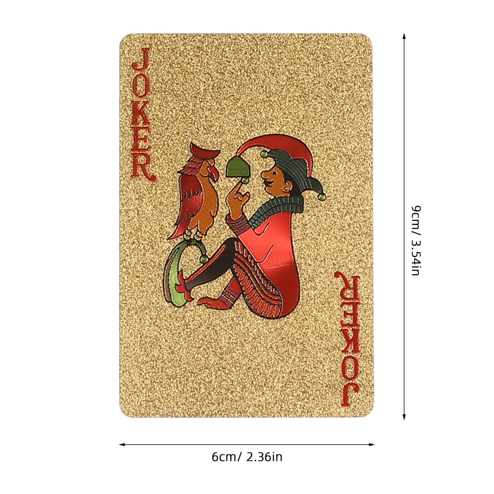 VICASKY 3 confezioni di pellicole dorate, carte da gioco, accessori per feste, segnaposto in plastica, divertenti carte da gioco per feste